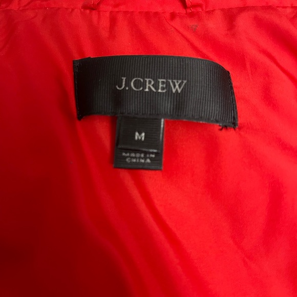 J.Crew Red Quilted Down Womens Vests - Picture 12 of 15